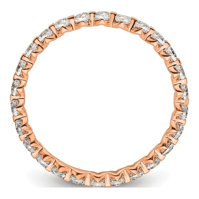 14K Rose Gold 7/8 ct tw Lab-Grown Diamond Eternity Band – view 3