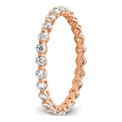 14K Rose Gold 7/8 ct tw Lab-Grown Diamond Eternity Band – view 5