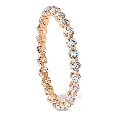 14K Rose Gold 7/8 ct tw Lab-Grown Diamond Eternity Band – view 8