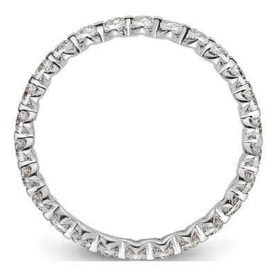 14K White Gold 7/8 ct tw Lab-Grown Diamond Eternity Band – view 3