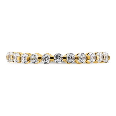 14K Yellow Gold 7/8 ct tw Lab-Grown Diamond Eternity Band – view 3