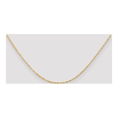 14K Yellow Gold 1.5mm Diamond-Cut Rope Chain – view 5
