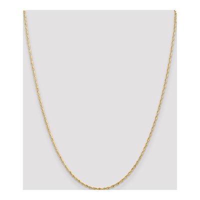 14K Yellow Gold 1.5mm Diamond-Cut Rope Chain – view 5