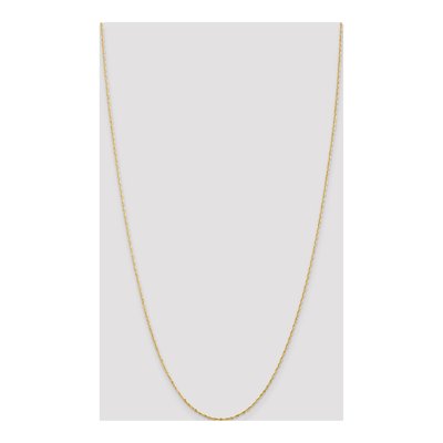 14K Yellow Gold 1.5mm Diamond-Cut Rope Chain – view 5