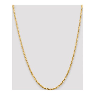 14K Yellow Gold 4mm Diamond-Cut Rope Chain – view 5
