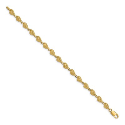 14K Yellow Gold Conch Shell Bracelet – view 2