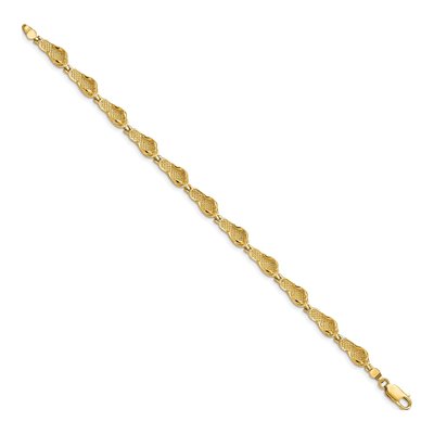 14K Yellow Gold Flip Flop 7-Inch Bracelet – view 2