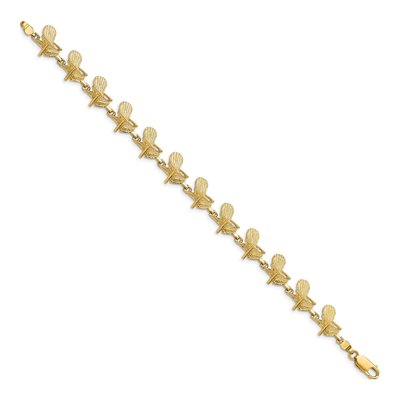 14K Yellow Gold Beach Chair Bracelet – view 3