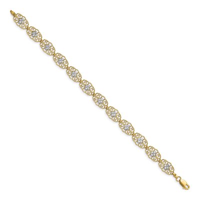 14K Yellow Gold Filigree Bracelet – view 3