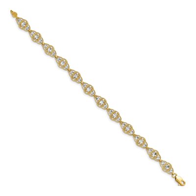 14K Yellow Gold Filigree Bracelet – view 3