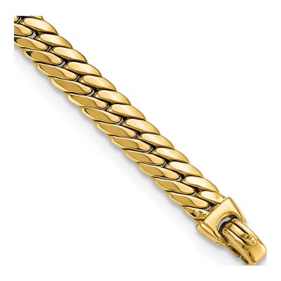 14K Yellow Gold 7.46mm Snake Chain Bracelet