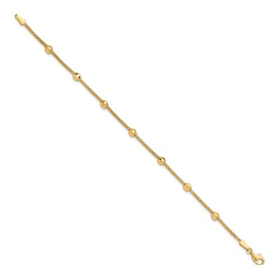 14K Yellow Gold Mirror Bracelet – view 2