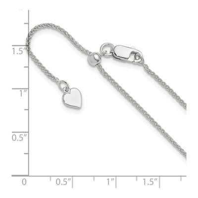 Sterling Silver 1.3mm Wheat Chain – view 7