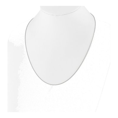 Sterling Silver 1.2mm Diamond-Cut Rope Chain – view 6