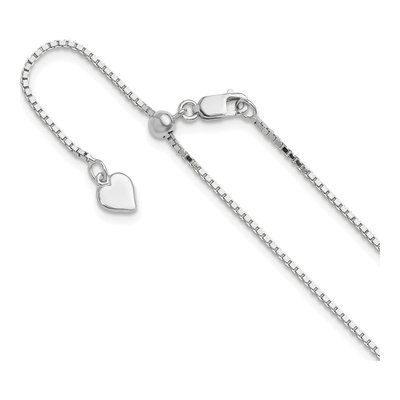 Sterling Silver 1.1mm Box Chain