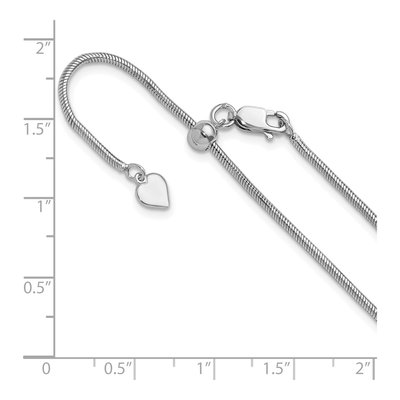 Sterling Silver 1.6mm Snake Chain – view 7