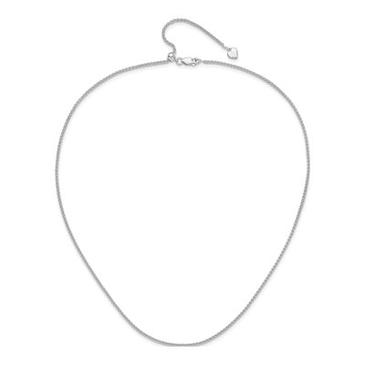 Sterling Silver 1.6mm Wheat Chain – view 5