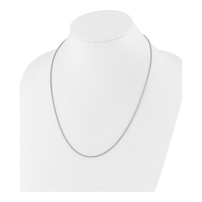 Sterling Silver 1.6mm Wheat Chain – view 6