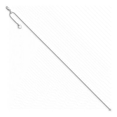 Sterling Silver 0.95mm Snake Chain Anklet – view 3