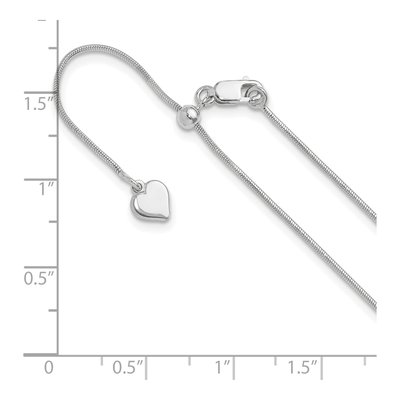Sterling Silver 0.95mm Snake Chain – view 7