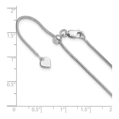 Sterling Silver 1.4mm Snake Chain – view 7