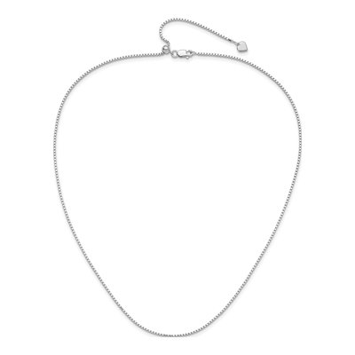Sterling Silver 1.3mm Box Chain – view 5