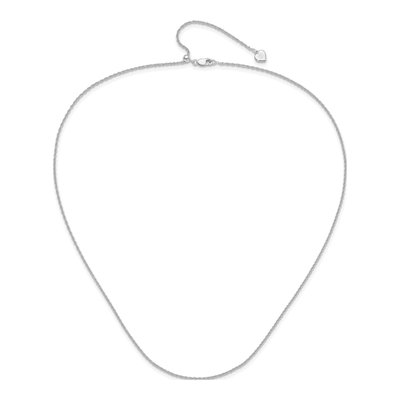 Sterling Silver 1.35mm Diamond-Cut Rope Chain – view 5