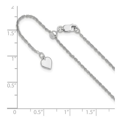 Sterling Silver 1.35mm Diamond-Cut Rope Chain – view 7