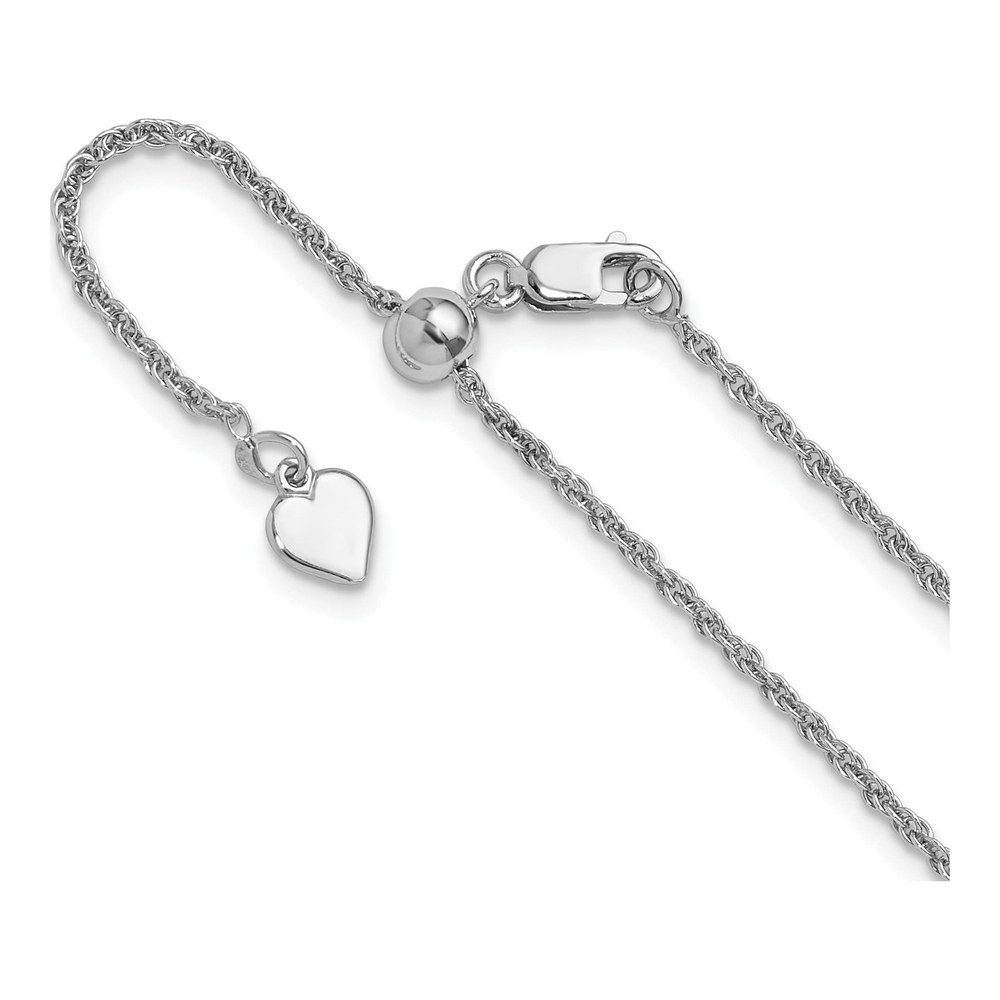 Sterling Silver 1.55mm Rope Chain