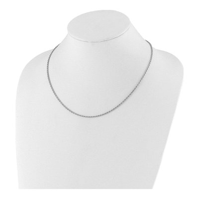 Sterling Silver 2mm Diamond-Cut Rope Chain – view 4