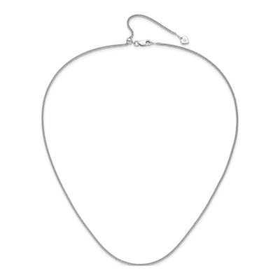 Sterling Silver 1.45mm Diamond-Cut Square Wheat Chain – view 6