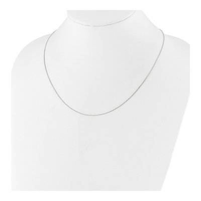 Sterling Silver 0.85mm Box Chain – view 4