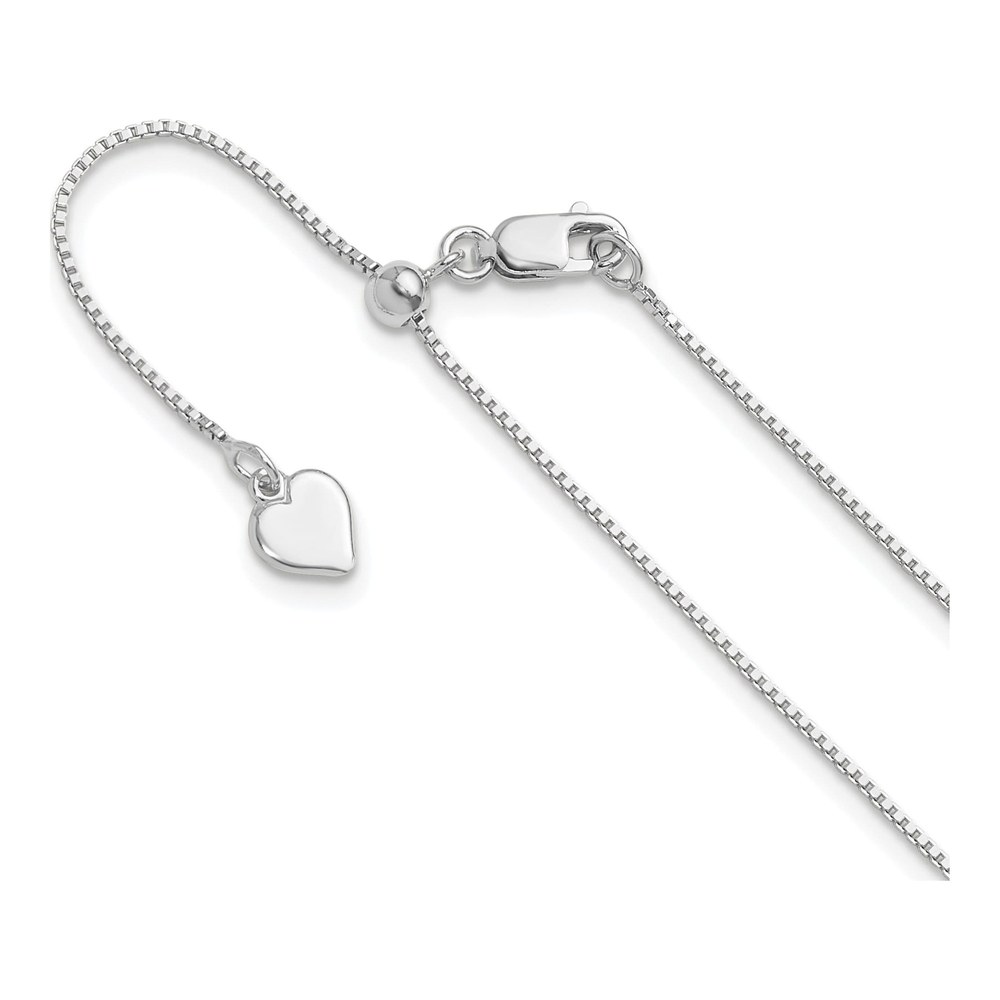 Sterling Silver 0.85mm Box Chain