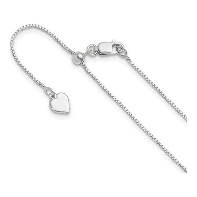 Sterling Silver 0.85mm Box Chain