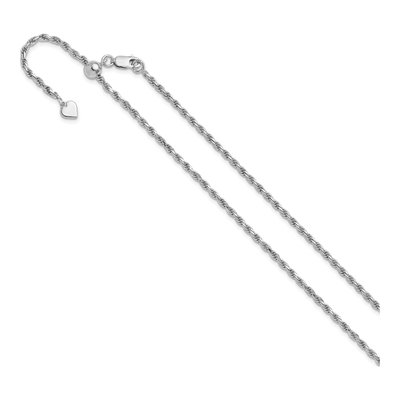 Sterling Silver 2.25mm Diamond-Cut Rope Chain – view 3