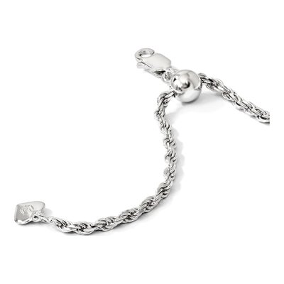 Sterling Silver 2.25mm Diamond-Cut Rope Chain – view 8