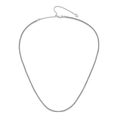 Sterling Silver 2.5mm Wheat Chain – view 4