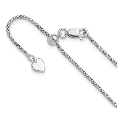 Sterling Silver 1.4mm Popcorn Chain