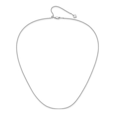 Sterling Silver 1.4mm Curb Chain – view 5