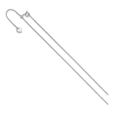 Sterling Silver 0.95mm Round Box Chain – view 3