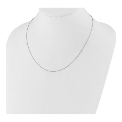 Sterling Silver 0.95mm Round Box Chain – view 4