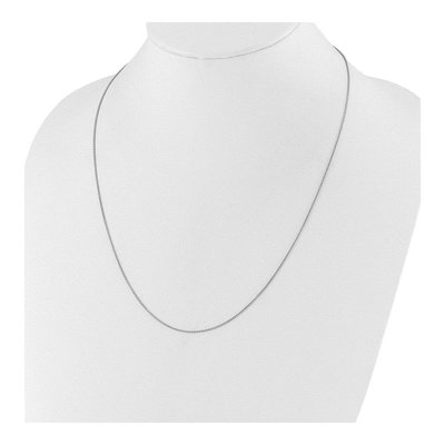 Sterling Silver 0.95mm Round Box Chain – view 6