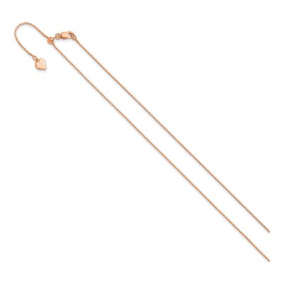 Rose Gold-Plated Sterling Silver 0.85mm Box Chain – view 3
