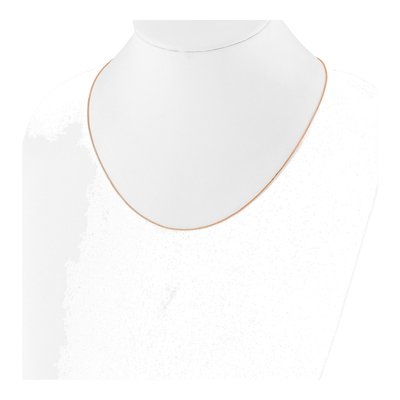 Rose Gold-Plated Sterling Silver 0.85mm Box Chain – view 4