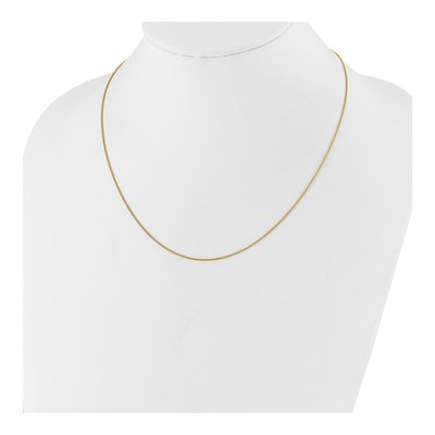 Gold-Plated Sterling Silver 1mm Wheat Chain – view 4