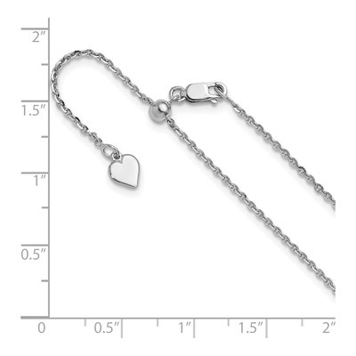 Sterling Silver 1.45mm Cable Chain – view 7