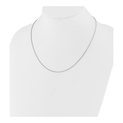 Sterling Silver 1.25mm Round Box Chain – view 4