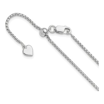 Sterling Silver 1.5mm Round Box Chain