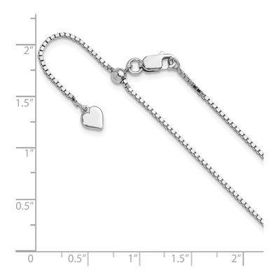 Sterling Silver 1.15mm Box Chain – view 7