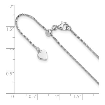Sterling Silver 1.2mm Popcorn Chain – view 6